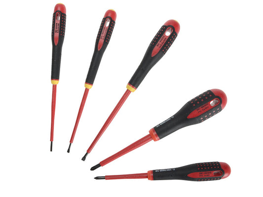 BE-9881S Insulated ERGO™ Screwdriver Set, 5 Piece, Bahco