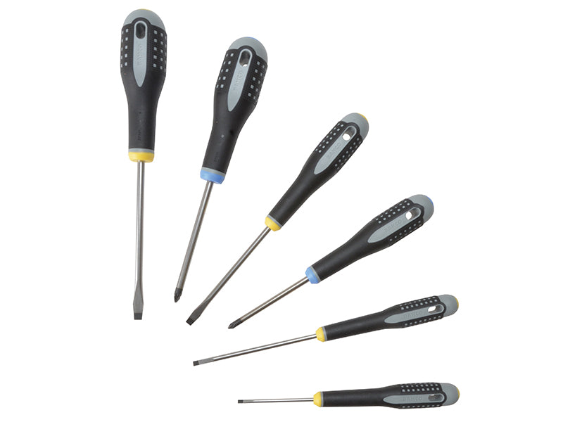 BE-9882 ERGO™ Screwdriver Set, 6 Piece, Bahco