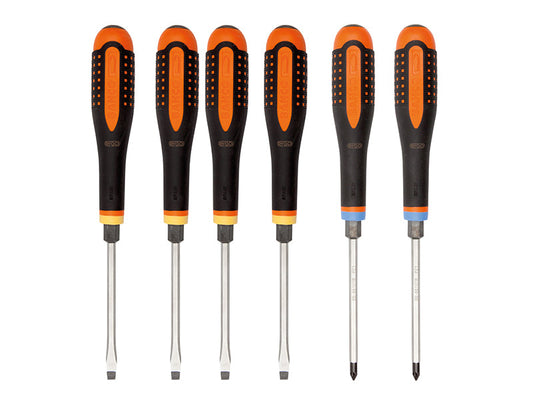 ERGO™ Through Blade Screwdriver Set, 6 Piece, Bahco