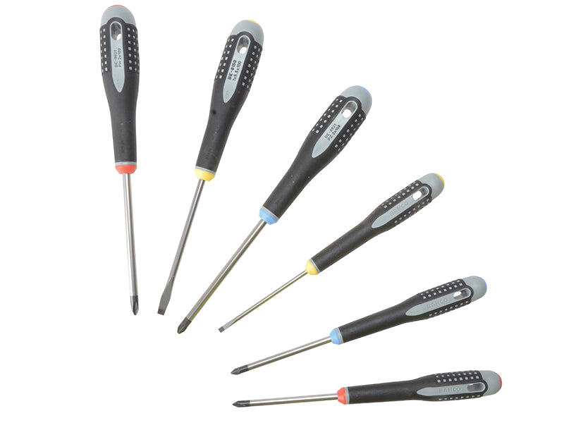 BE-9886 ERGO™ Screwdriver Set, 6 Piece, Bahco