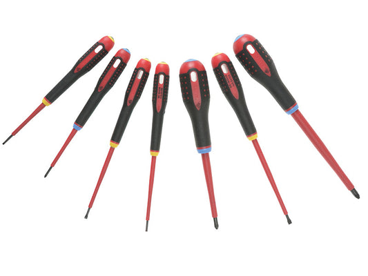 BE-9888S VDE ERGO™ Screwdriver Set, 7 Piece, Bahco