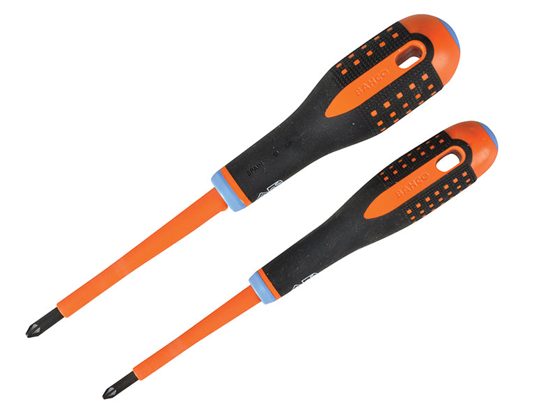 Insulated ERGO™ Combi Screwdriver Twin Pack, Bahco