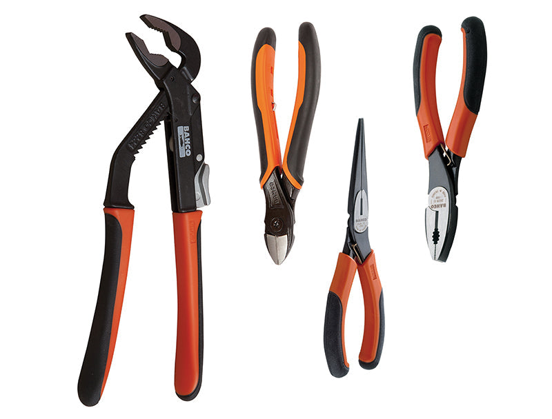 9897 Plier Set, 4 Piece, Bahco