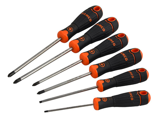 BAHCOFIT Screwdriver Set, 6 Piece, Bahco