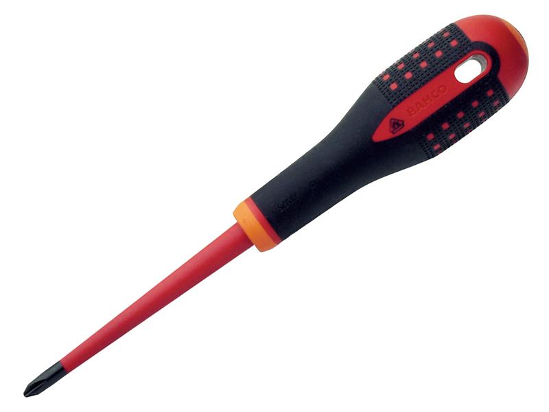 ERGO™ Slim VDE Insulated Phillips Screwdriver PH2 x 100mm, Bahco