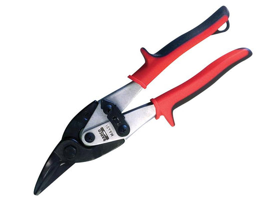 MA401 Red Aviation Compound Snips Left Cut 250mm (10in), Bahco