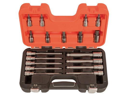 S18HEX 1/2in Drive Socket Set of 18 Metric, Bahco