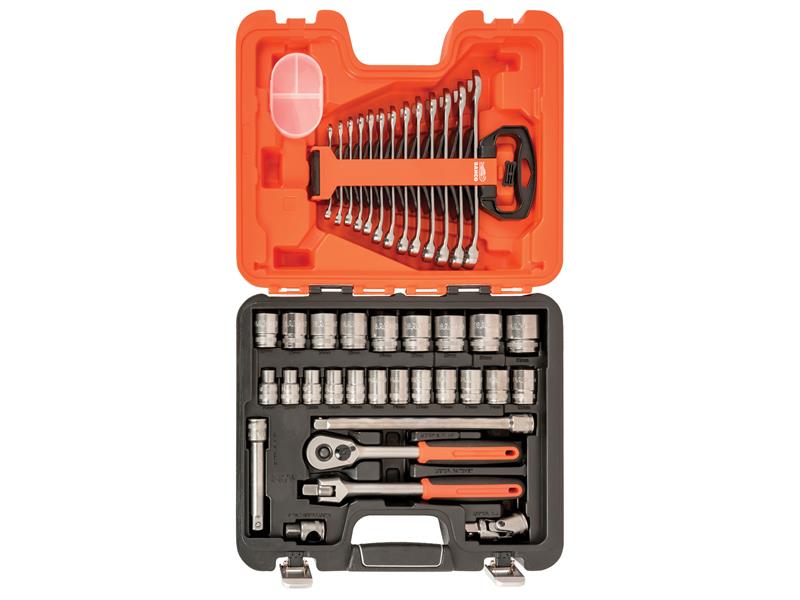 S400 Socket & Spanner Set of 40 Metric 1/2in Drive, Bahco