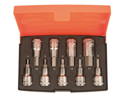 S9HEX 1/2in Drive Socket Set of 9 Metric, Bahco