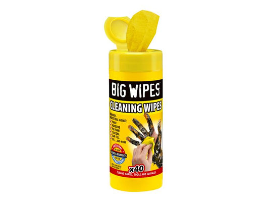 Cleaning Antiviral Wipes (Tub 40), Big Wipes