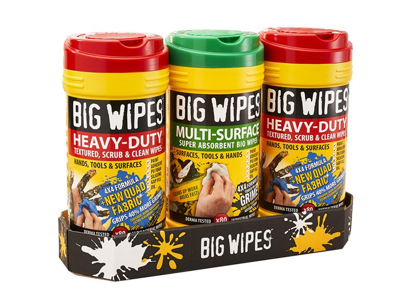 Triple Pack of Hand Wipes, Big Wipes