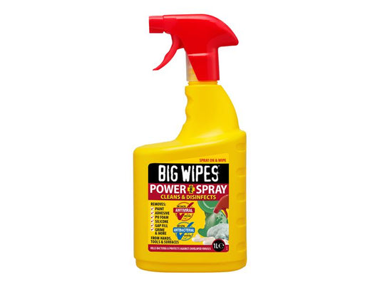 Power Spray Pro+ Antiviral Cleaning Spray 1 litre, Big Wipes