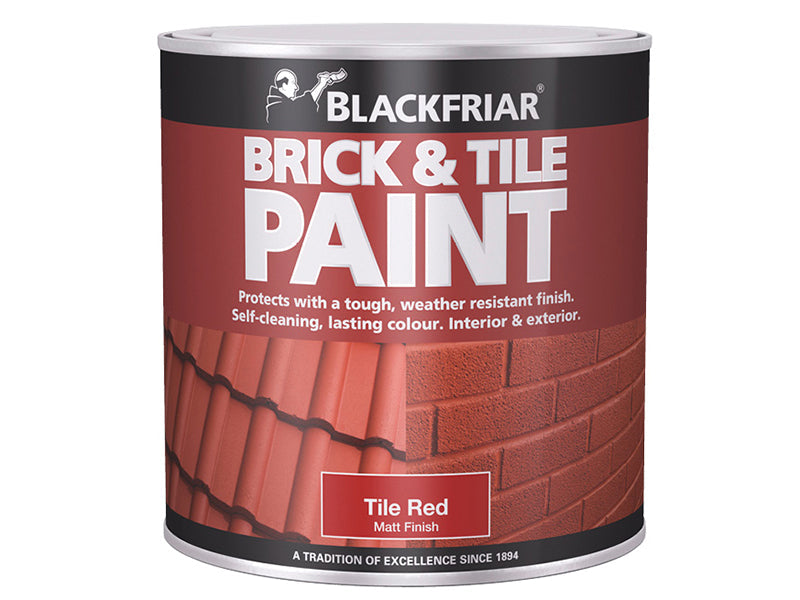 Brick & Tile Paint Matt Red 250ml, Blackfriar