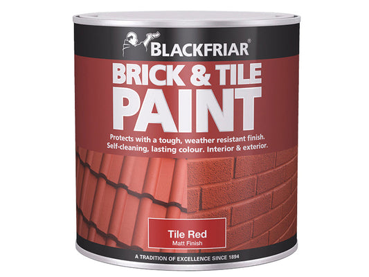 Brick & Tile Paint Matt Red 500ml, Blackfriar