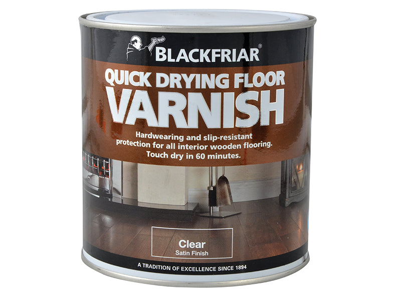 Duratough Floor Varnish Satin 1 litre, Blackfriar