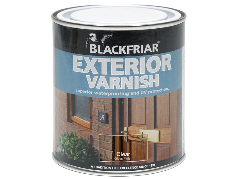 Exterior Varnish UV66 Clear Gloss 250ml, Blackfriar