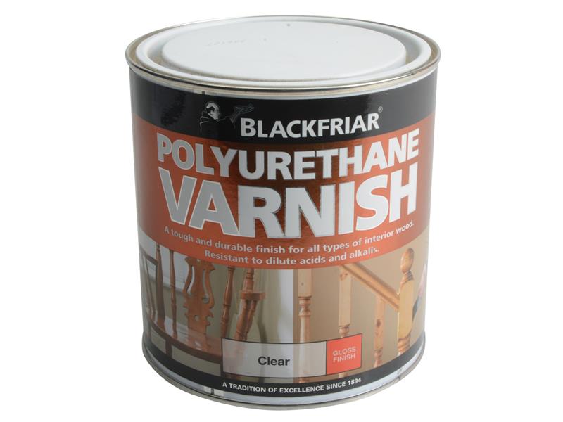 Polyurethane Varnish P99 Clear Gloss 1 litre, Blackfriar