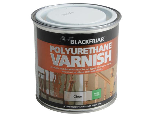 Polyurethane Varnish P101 Clear Matt 250ml, Blackfriar