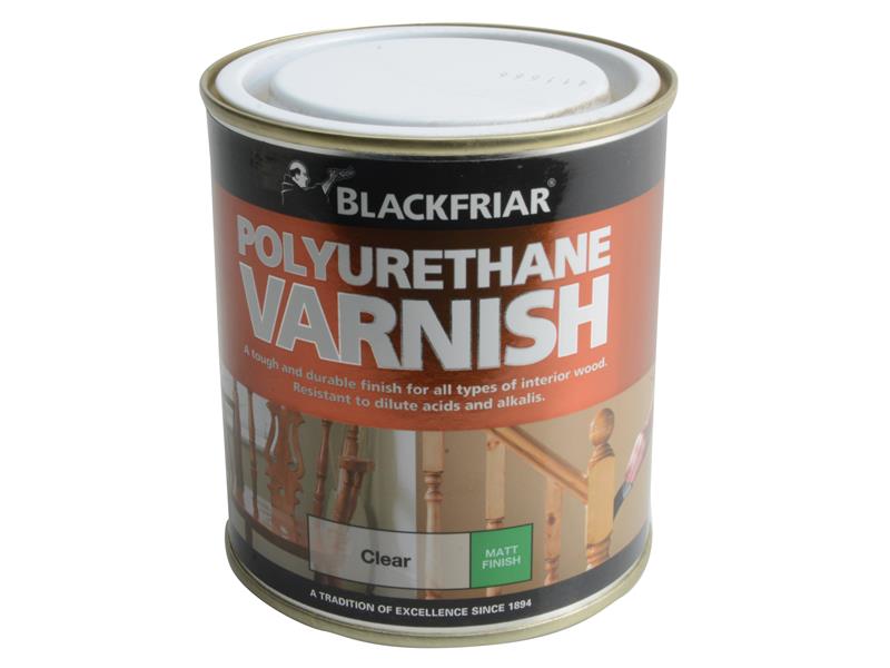 Polyurethane Varnish P101 Clear Matt 500ml, Blackfriar