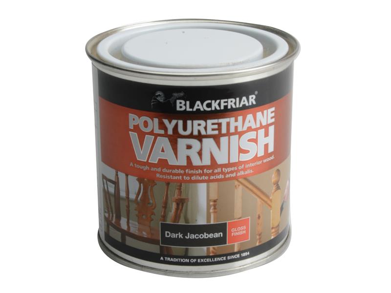 Polyurethane Varnish P85 Dark Jacobean Gloss 250ml, Blackfriar