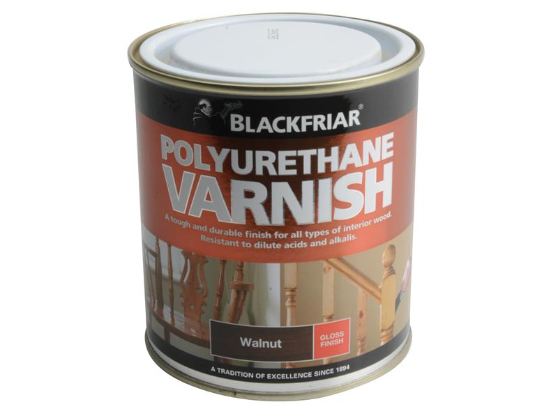 Polyurethane Varnish P70 Walnut Gloss 500ml, Blackfriar