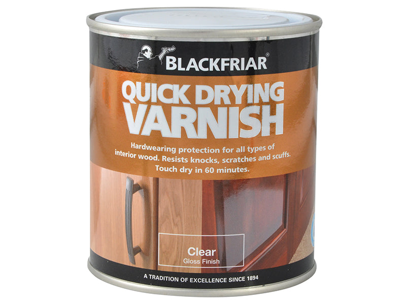 Quick Drying Duratough Interior Varnish Clear Matt 250ml, Blackfriar