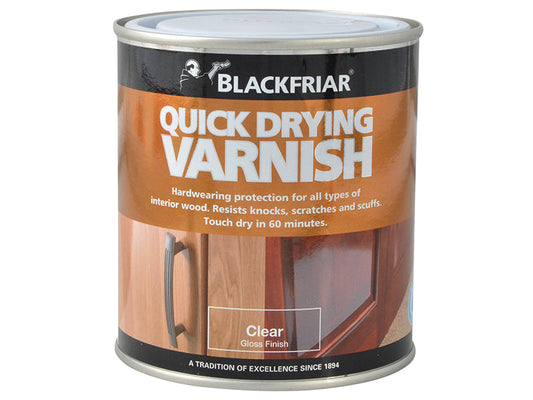 Quick Drying Duratough Interior Varnish Clear Matt 250ml, Blackfriar