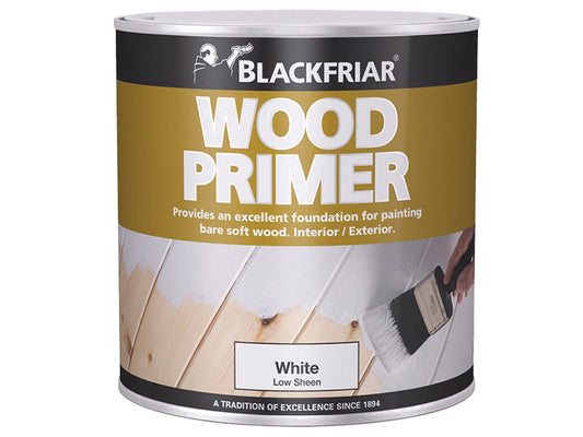 Wood Primer White 250ml, Blackfriar