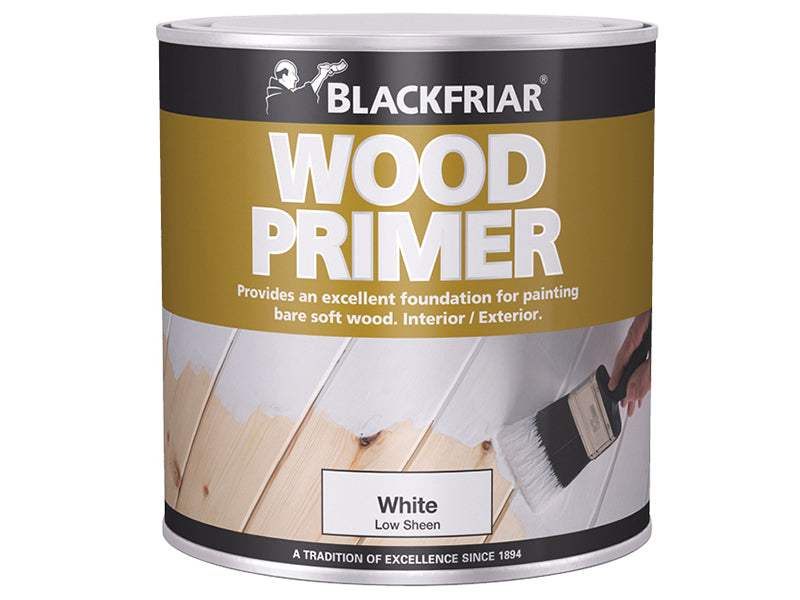 Wood Primer White 500ml, Blackfriar