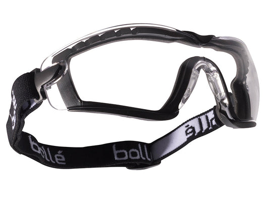 COBRA PSI PLATINUM® Safety Glasses with Strap Clear, Bolle Safety