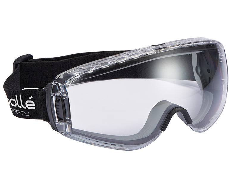 PILOT PLATINUM® Ventilated Safety Goggles - Clear, Bolle Safety