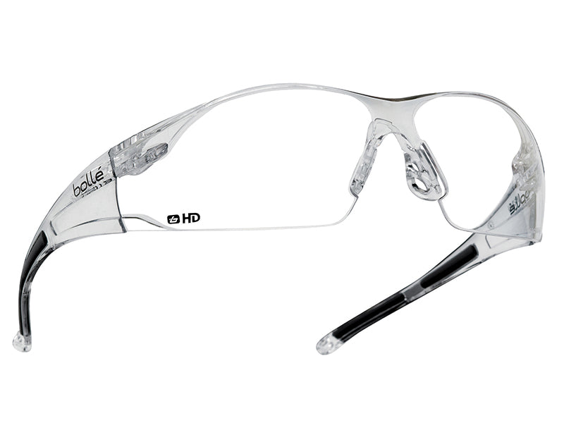 RUSH Safety Glasses - Clear HD, Bolle Safety