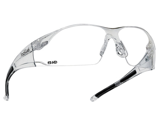 RUSH Safety Glasses - Clear HD, Bolle Safety