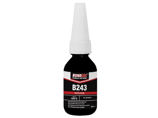 B243 Nutlock Medium Strength Threadlocker 10ml, Bondloc