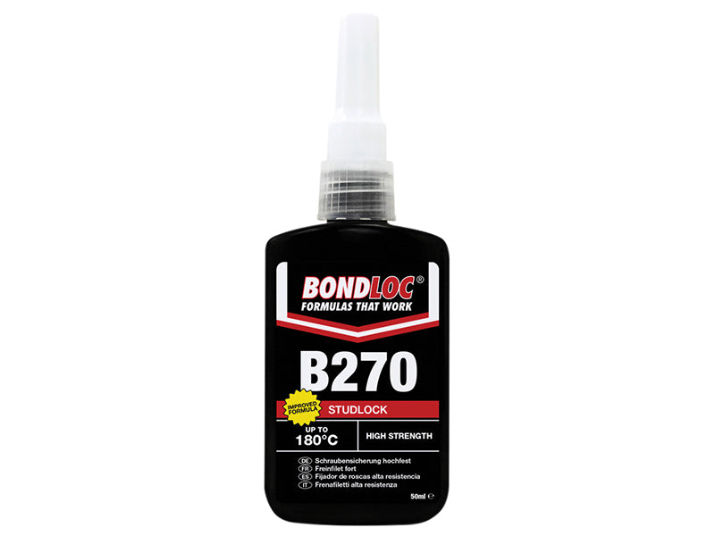 B270 Studlock High Strength Threadlocker 50ml, Bondloc