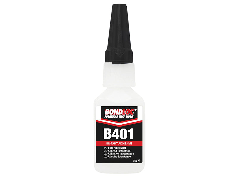 B401 Medium Viscosity Cyanoacrylate 20g, Bondloc