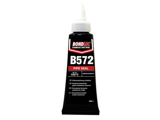 B572 Pipe Seal Slow Cure 50ml, Bondloc