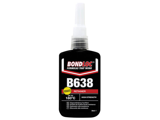 B638 High Strength Retaining Compound 50ml, Bondloc