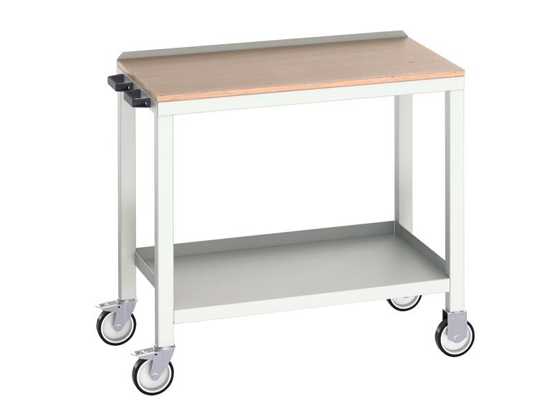 Verso Mobile Welded Bench, Multiplex Wood Top 1000 x 600mm, Bott