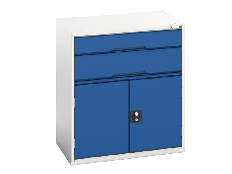 Verso 2 Drawer-Door Cabinet 800mm, Bott