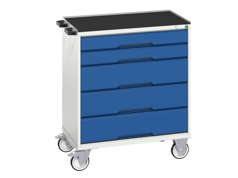 Verso Mobile Cabinet 5 Drawer, Bott