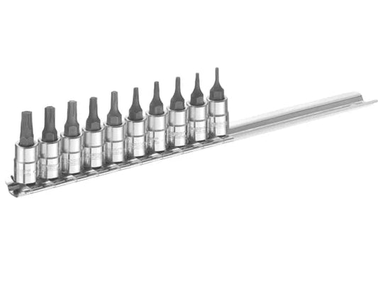 Socket Set of 10 TORX 1/4in Drive, Expert