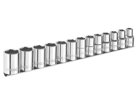 Socket Set of 13 A/F 3/8in Drive, Expert