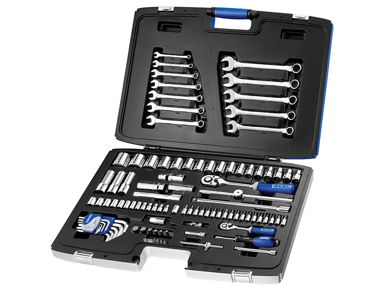 Socket & Spanner Set of 101 Metric 1/4 & 1/2in Drive, Expert