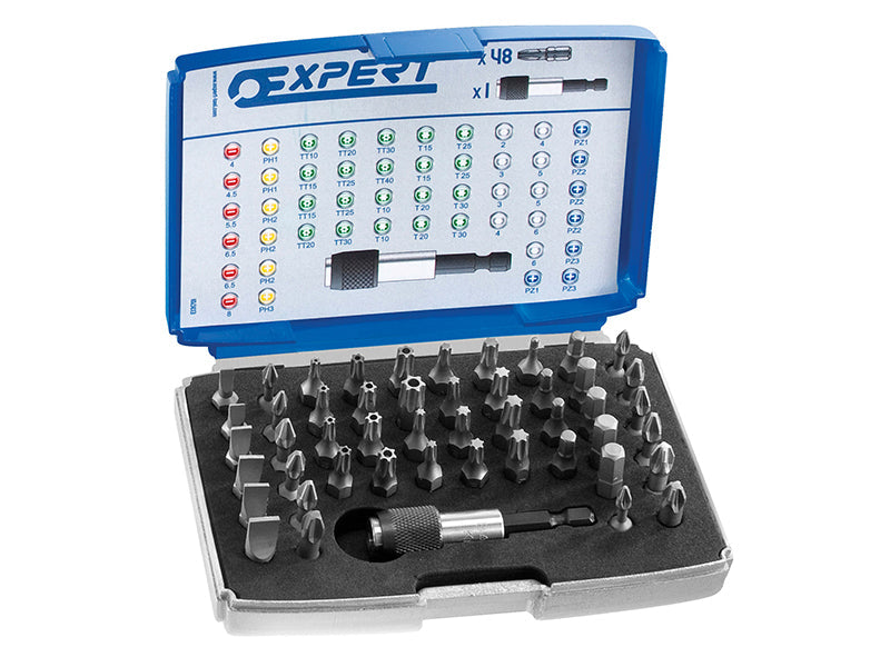 E131701 1/4in Bit Set, 49 Piece, Expert