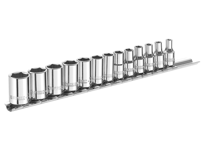 Socket Set of 13 Metric 1/4in Drive, Expert