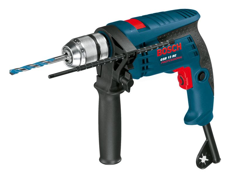 GSB 13 RE 13mm Keyless Chuck Impact Drill 550W 240V, Bosch