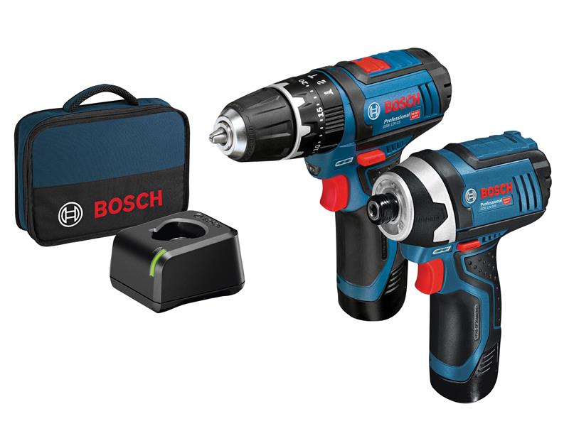 Cordless Twin Pack 18V 2 x 3.0Ah Li-Ion, Bosch