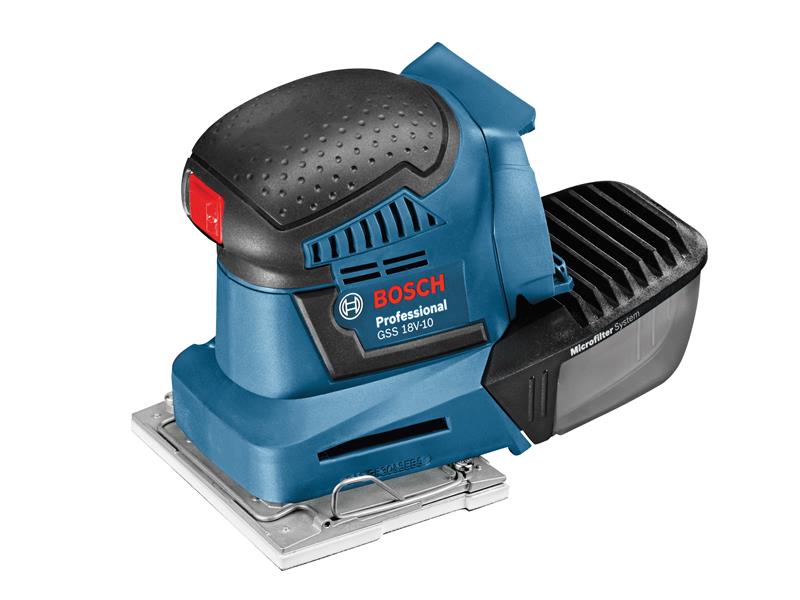 GSS 18V-10 Orbital Sander 18V Bare Unit, Bosch