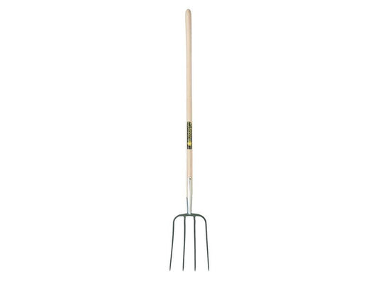 Manure Fork 4 Prong 1200mm (48in) Handle, Bulldog